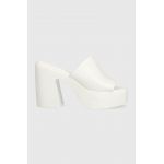Aldo slapi de piele Maysee femei, culoarea alb, cu toc drept, 13542925.MAYSEE