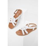 Answear Lab sandale de piele Femei, culoarea alb