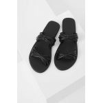 Answear Lab slapi de piele Femei, culoarea negru