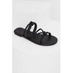 Answear Lab slapi de piele Femei, culoarea negru