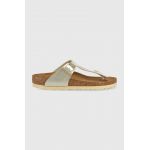 Birkenstock slapi copii culoarea auriu