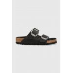 Birkenstock slapi de piele ARIZONA BIG BUCKLE femei, culoarea negru, 1011074