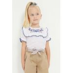 Mayoral bluza de bumbac pentru copii culoarea verde
