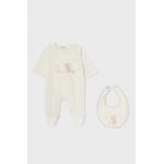 Mayoral Newborn compleu bebe culoarea alb
