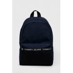 Tommy Jeans rucsac barbati, culoarea albastru marin, mare, cu imprimeu