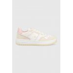 Tommy Jeans sneakers DECON BASKET LOW CUT culoarea bej, EN0EN02084