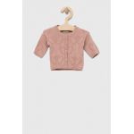 United Colors of Benetton cardigan bebe culoarea roz, light