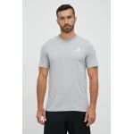 adidas tricou din bumbac culoarea gri, melanj IC9288