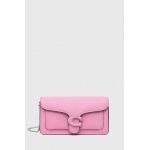 Coach poseta de piele culoarea roz