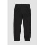 Coccodrillo pantaloni de trening din bumbac pentru copii culoarea negru, neted