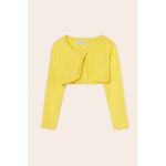 Mayoral cardigan copii culoarea galben, light