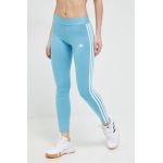 adidas colanti femei, culoarea turcoaz, cu imprimeu