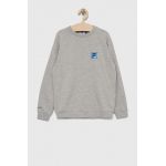 Fila bluza copii culoarea gri, cu imprimeu