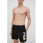 Fila pantaloni scurti de baie culoarea negru