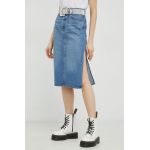 Levi's fusta jeans midi, drept