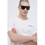 Fila tricou din bumbac culoarea alb, cu imprimeu