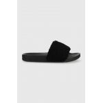 Levi's papuci June Sherpa S femei, culoarea negru, D7518.0002