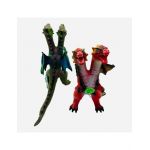 Dragon de jucarie, cu 2 capete, sunete, 50×30cm, +3ani, en-gros