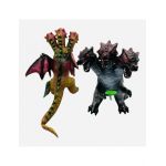 Dragon de jucarie, cu 3 capete, sunete, 50×30cm, +3ani, en-gros
