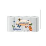 Hartie Igienica ZEBRA Batterflay 8 role/bax, 2 straturi, 17 m​