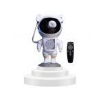 Proiector Laser Astronaut cu Joc de Lumini Aurora Boreala si Stele, Boxa, Sunete Albe, Functie Bluethood, Reglare 360, Timer, Setare Luminozitate, Viteza, Telecomanda, ENGROS