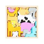 Puzzle de lemn cu animale de ferma Engros