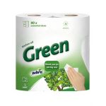 Rola prosop ZEBRA GREEN, 3 straturi, 2 role, 180 foi