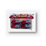 Set 4 masinute de pompieri, Fire Hero, 24.5×20×5cm, +3ani, en-gros