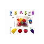 Set gume de sters - fructe Engros