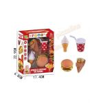 Set mancare cu hamburger si inghetata Engros