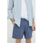 Abercrombie & Fitch pantaloni scurți din amestec de in