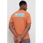Columbia tricou din bumbac culoarea portocaliu, cu imprimeu 1834041.SS23-849