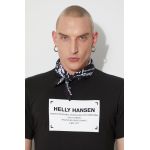Helly Hansen tricou din bumbac culoarea negru, cu imprimeu 53976-001