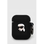 Karl Lagerfeld husa airpods AirPods 1/2 cover culoarea negru