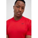 Reebok tricou de antrenament culoarea rosu, neted