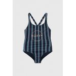 Roxy costum de baie dintr-o bucată pentru copii culoarea albastru marin