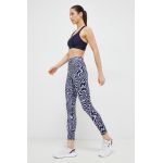 adidas Performance jambiere de yoga Essentials culoarea violet, modelator