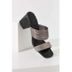 Answear Lab slapi de piele culoarea argintiu