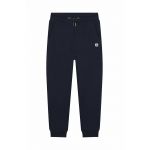 Michael Kors pantaloni de trening din bumbac pentru copii culoarea albastru marin, neted