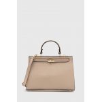 Answear Lab poseta de piele culoarea bej
