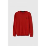 United Colors of Benetton pulover de bumbac pentru copii culoarea galben, light