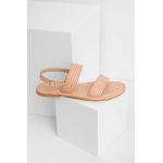 Answear Lab sandale de piele femei, culoarea bej