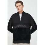 La Martina pulover din amestec de lana barbati, culoarea negru