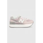 New Balance sneakers WL574ZSE culoarea roz WL574ZSE-ZSE