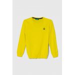 United Colors of Benetton pulover de bumbac pentru copii light