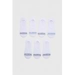 Abercrombie & Fitch sosete 7-pack barbati, culoarea alb
