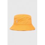 Kangol palarie din bumbac culoarea portocaliu, bumbac