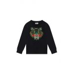 Kenzo Kids bluza copii culoarea negru, cu imprimeu