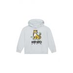 Kenzo Kids hanorac de bumbac pentru copii cu glugă, cu imprimeu