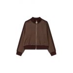 Michael Kors bluza copii culoarea maro, modelator